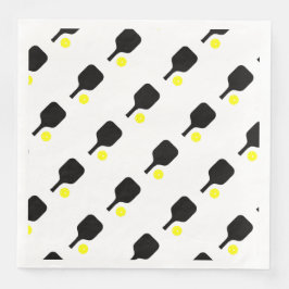 Guardanapo De Papel De Jantar Pás e bolas de picleball