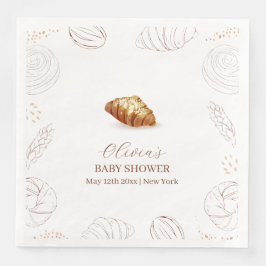 Guardanapo De Papel De Jantar Pastelaria De Banho No Chá de fraldas Forno