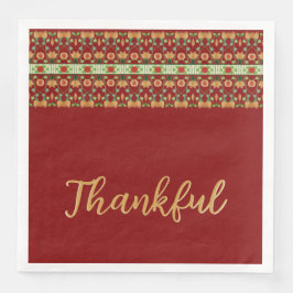 Guardanapo De Papel De Jantar Peach Orange E Burgundy