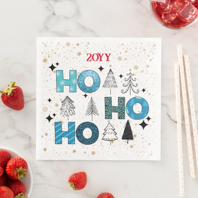 Guardanapo De Papel De Jantar Personalização do Papai Noel (Insitu)