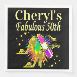 GUARDANAPO DE PAPEL DE JANTAR PERSONALIZADO 50 E DIVA FABULOSA