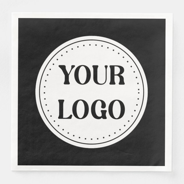 Guardanapo De Papel De Jantar Personalizável, moderno, elegante e eterno (Frente)