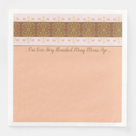 Guardanapo De Papel De Jantar Pêssego Rosa