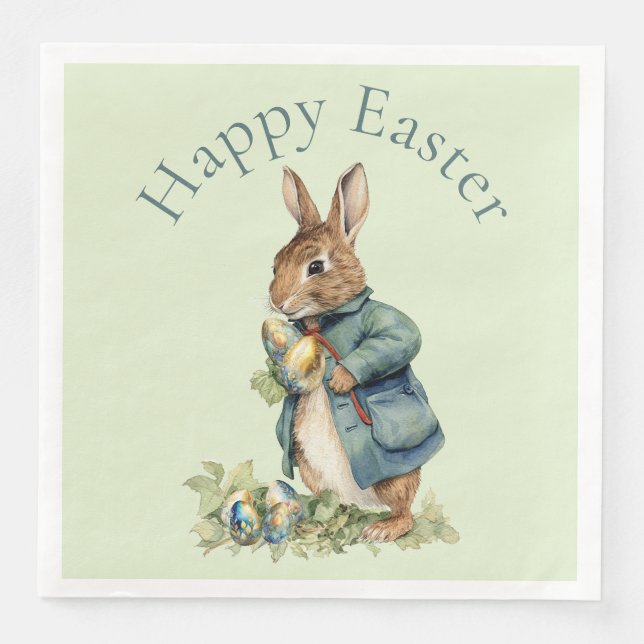 Guardanapo De Papel De Jantar Peter the rabbit Easter egg hunt (Frente)