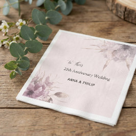 Guardanapo De Papel De Jantar Pink  Watercolor  boho  succulent vintage floral