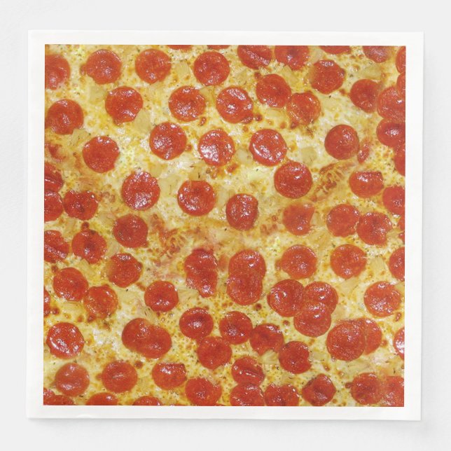 Guardanapo De Papel De Jantar Pizza Paper Napkins (Frente)