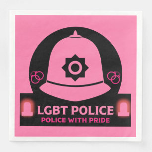 Guardanapo De Papel De Jantar Polícia LGBT+ Orgulho Gay