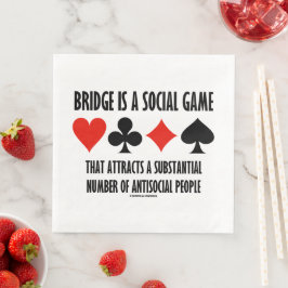 Guardanapo De Papel De Jantar Ponte é um jogo social que atrai Pessoas antissoci