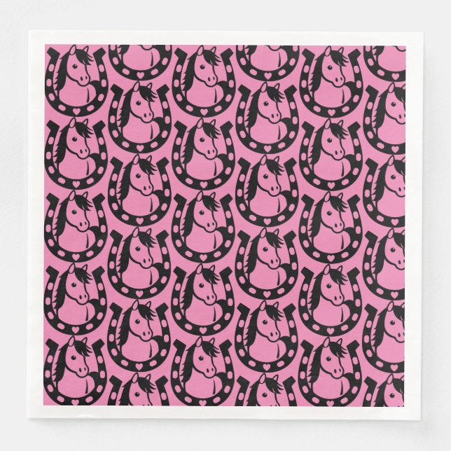 Guardanapo De Papel De Jantar Pony Club Rider (Frente)