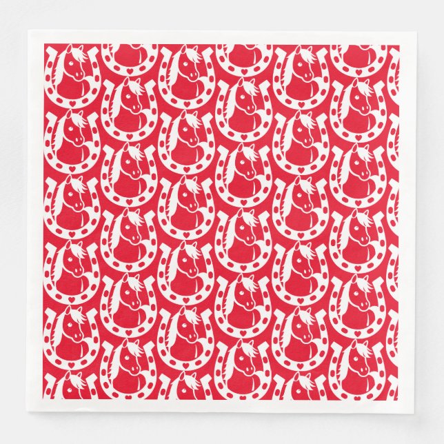 Guardanapo De Papel De Jantar Pony Club Rider (Frente)