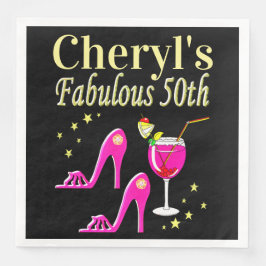 GUARDANAPO DE PAPEL DE JANTAR POPULAR PINCO 50º ANIVERSÁRIO DESIGN DIVA