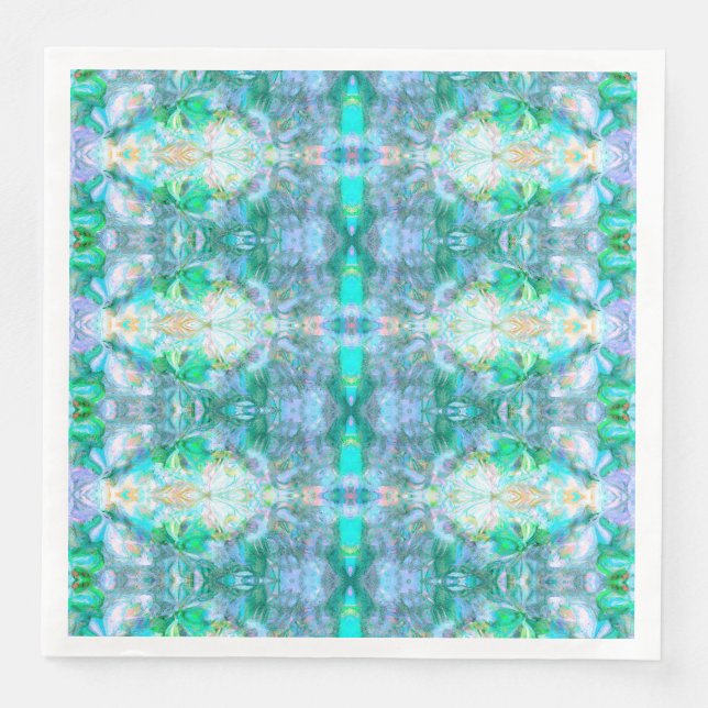 Guardanapo De Papel De Jantar Prato de Papel Romântico – Fantasia Boho Oriental (Frente)