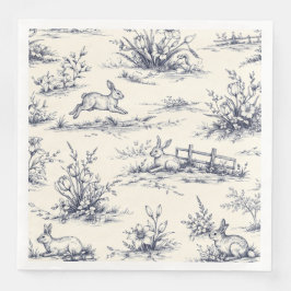 Guardanapo De Papel De Jantar Pratos do Coelho de Páscoa