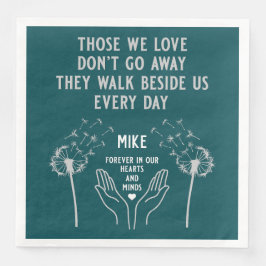 Guardanapo De Papel De Jantar Recepção de Funeral em Memória