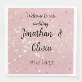 Guardanapo De Papel De Jantar Romantic wedding flowers blooming garden