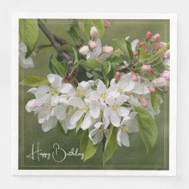 Guardanapo De Papel De Jantar Rosa Verde E Branco