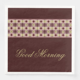 Guardanapo De Papel De Jantar Rosado Rosa Com Borgonha