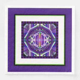 Guardanapo De Papel De Jantar Roxo W3