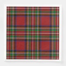 Royal Stewart White Standard Janto Napkins