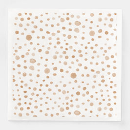 Guardanapo De Papel De Jantar Rust Confetti Watercolor Doings Paper Napkin
