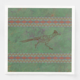 Guardanapo De Papel De Jantar Sagebrush Green - Roadrunner do Sudoeste