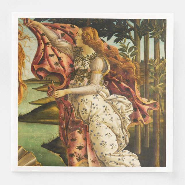Guardanapo De Papel De Jantar Sandro Botticelli "The Birth of Venus - Hora" Pape (Frente)