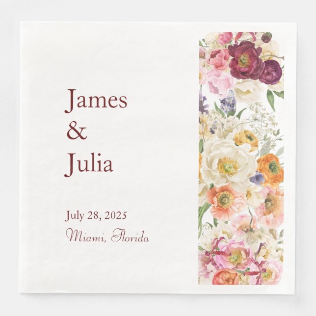 Guardanapo De Papel De Jantar Sangue GRACEFUL (Frente)