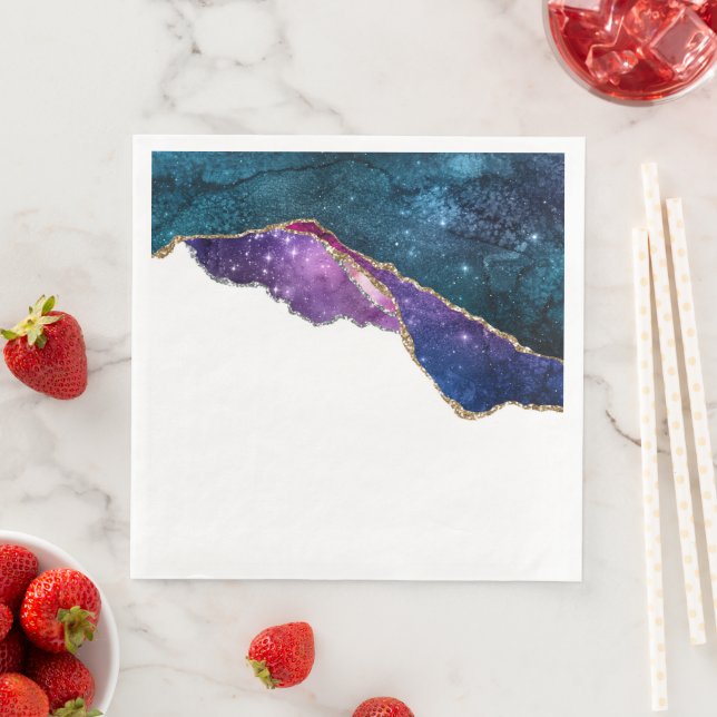 Guardanapo De Papel De Jantar Série Galaxy Agate Design 6  (Insitu)