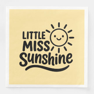 Guardanapo De Papel De Jantar Servilleta de papel – Little Miss Sunshine