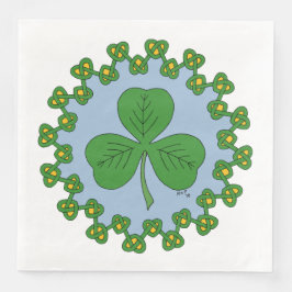 Guardanapo De Papel De Jantar Shamrock and Knotwork