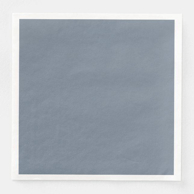 Guardanapo De Papel De Jantar Slate Gray Dinner Paper Napkin (Frente)