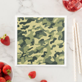 Guardanapo De Papel De Jantar Soldado Joe GI Camouflage Partido Napkins