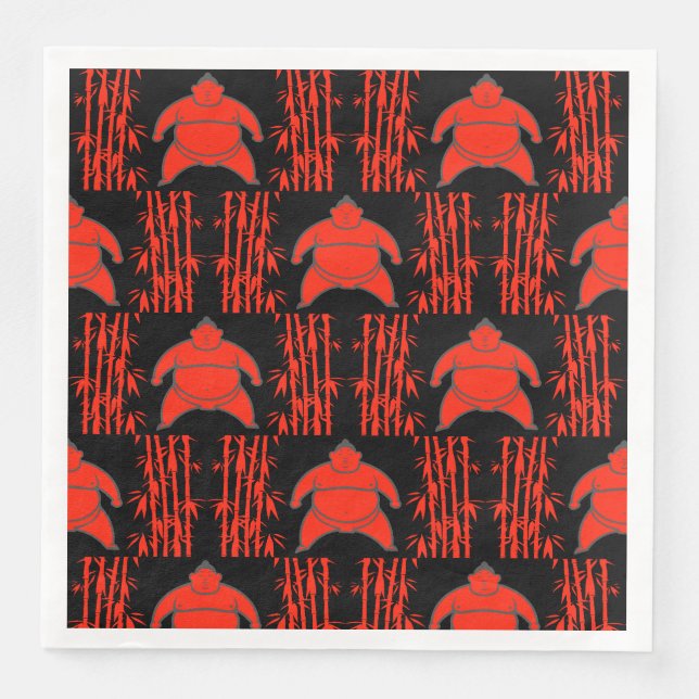 Guardanapo De Papel De Jantar Sumo Wrestler (Frente)