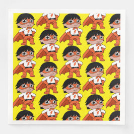 Guardanapo De Papel De Jantar Super Boy Action Hero