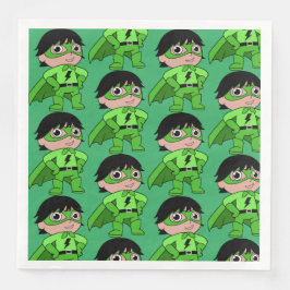 Guardanapo De Papel De Jantar Super Boy Action Hero