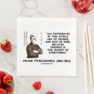 Guardanapo De Papel De Jantar Swami Vivekananda - O Segredo De Tudo