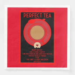 Guardanapo De Papel De Jantar Tea Wall Art Poster Impressão