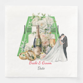 Guardanapo De Papel De Jantar Tênis Casamento temático