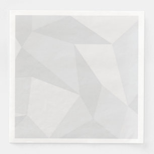 Guardanapo De Papel De Jantar Teste padrão branco, simples, moderno, urbano,