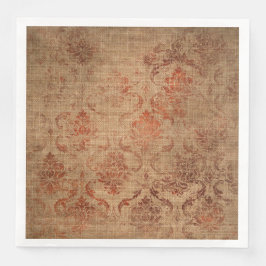 Guardanapo De Papel De Jantar Textura de Damasco Envelhecido