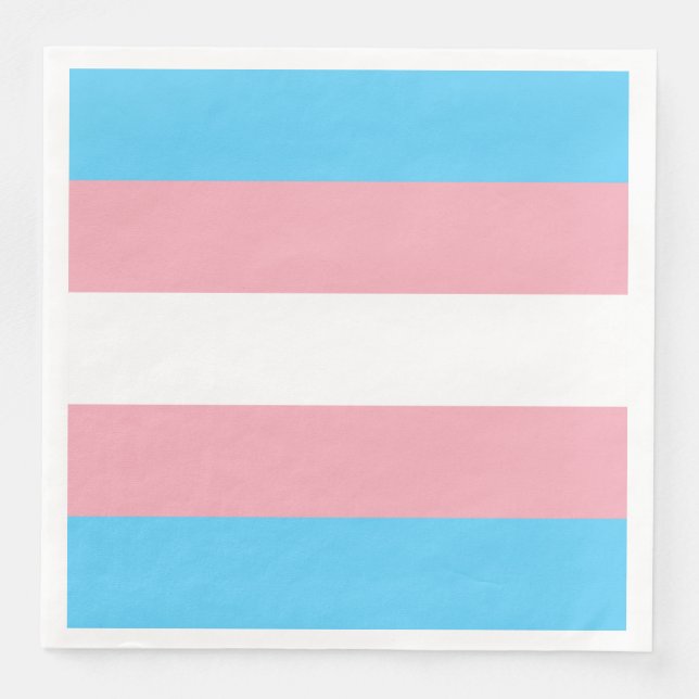 Guardanapo De Papel De Jantar transgender flag trans lgbt lgbtq gay lesbian homo (Frente)