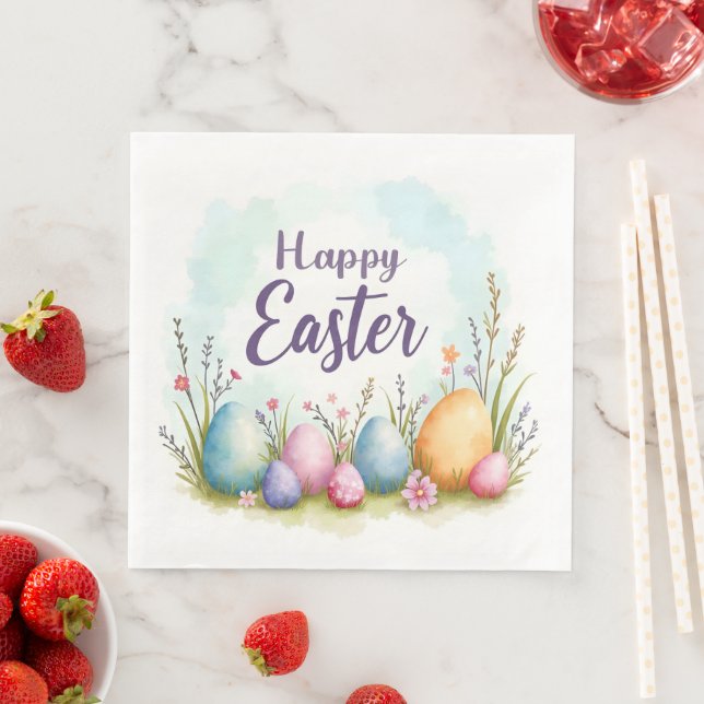 Guardanapo De Papel De Jantar Trendy Easter Eggs Beautiful Collection (Insitu)