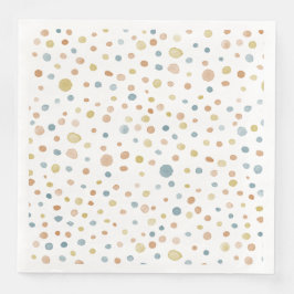 Guardanapo De Papel De Jantar Trey Confetti Watercolor Dots Paper Napkin