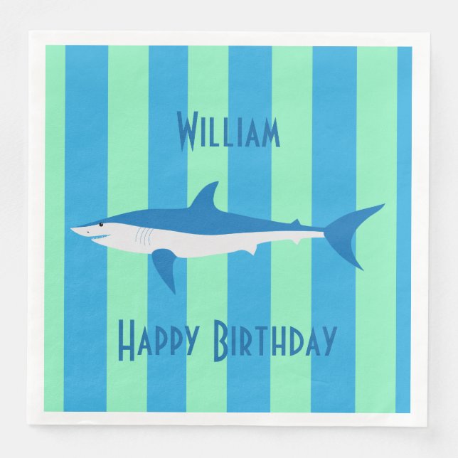 Guardanapo De Papel De Jantar TUBARÃO legal (Frente)