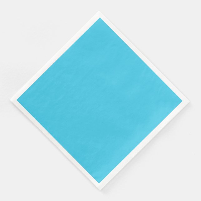 Guardanapo De Papel De Jantar Turquesa Azul (Canto)