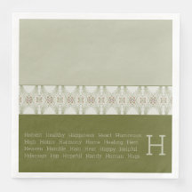 Verde-Azeite Com Branco