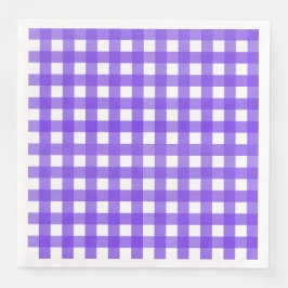Guardanapo De Papel De Jantar Vichy Lavande