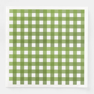 Guardanapo De Papel De Jantar Vichy Vert