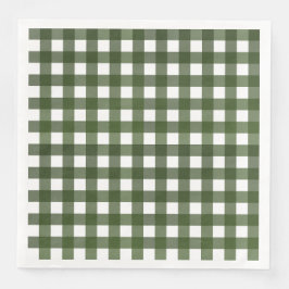 Guardanapo De Papel De Jantar Vichy Vert d'Alsace