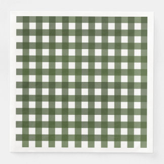 Guardanapo De Papel De Jantar Vichy Vert d'Alsace